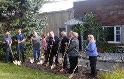 Oakland Town Council & DPW Break Ground